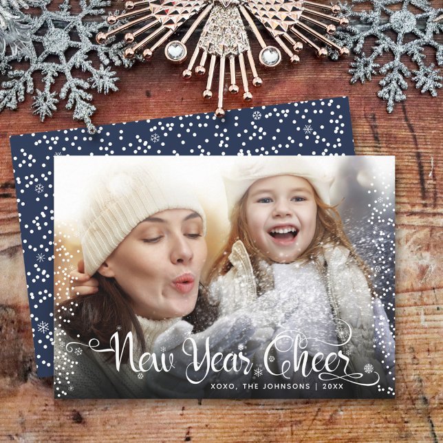 Tarjeta Festiva Foto de bienvenida de Año Nuevo Navío guiado por S (Subido por el creador)
