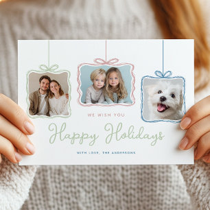 Tarjeta Festiva Foto de caja de regalo pastel caprichosa