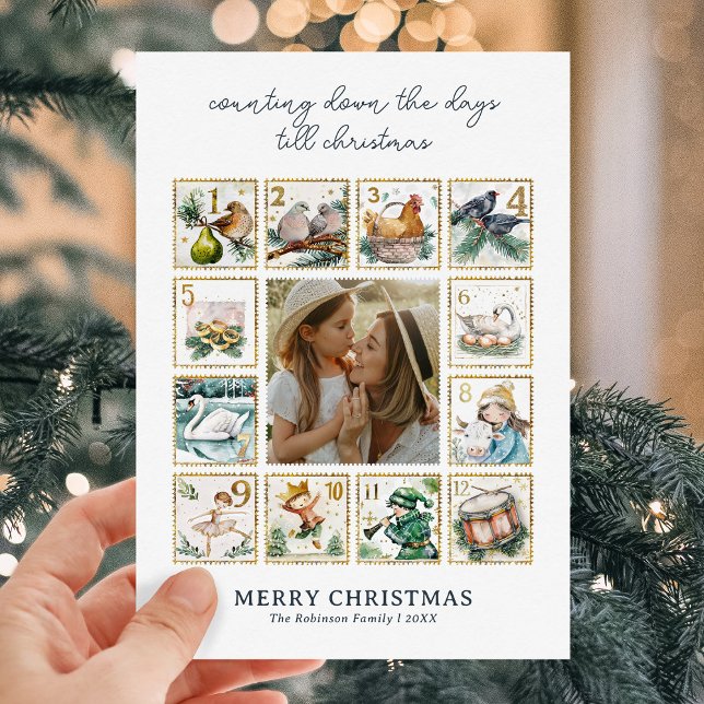 Tarjeta Festiva Foto de doce días de Navidades (Subido por el creador)