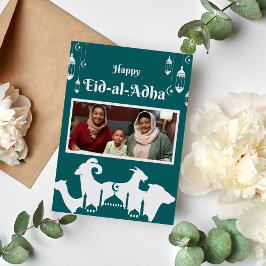 Tarjeta Festiva Foto de Eid Mubarak para la abuela