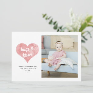 Tarjeta Festiva Foto de El día de San Valentín moderno de corazone
