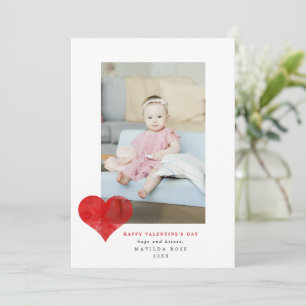 Tarjeta Festiva Foto de El día de San Valentín moderno del corazón