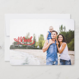 Tarjeta Festiva foto de escritura con fotos de vacaciones modernas