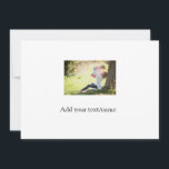 Tarjeta Festiva Foto de familia de madre e hija agregar nombre tex<br><div class="desc">Diseño</div>