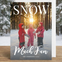 Foto de familia de vacaciones de invierno con much