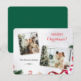 Tarjeta Festiva Foto de Family Cute Merry Christmas 2