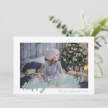 Foto de Felices Fiestas con Letra Retro Adorable