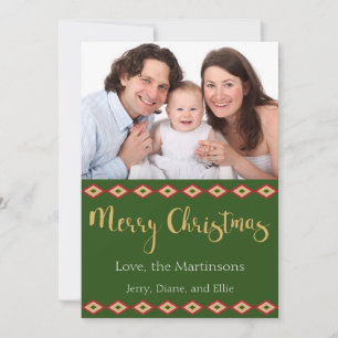 Tarjeta Festiva Foto de festividad de Personalizado de Navidades r
