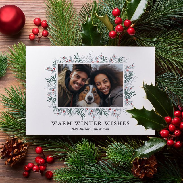 Tarjeta Festiva Foto de follaje de navidades (Subido por el creador)