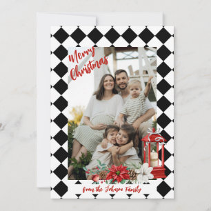 Tarjeta Festiva Foto de fondo de tablero de ajedrez