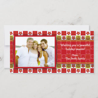Tarjeta Festiva Foto de Groovy Holiday