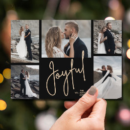 Tarjeta Festiva Foto de JOYFUL Navidades