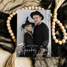 Foto de la época de cuchara fantasmal en Halloween