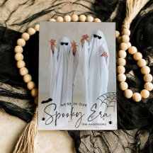 Foto de la época de cuchara fantasmal en Halloween