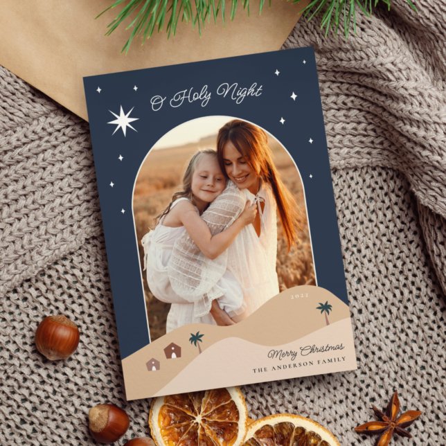 Tarjeta Festiva Foto de la estrella de Belén (Subido por el creador)