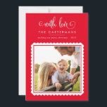 Tarjeta Festiva FOTO DE LA FAMILIA 2023 lindo y elegante marco de<br><div class="desc">por kat massard >> WWW.SIMPLYSWEETPAPERIE.COM <<< Un diseño de tarjeta lindo que presenta "con amor" en la parte superior, luego sus nombres y mensajes, y color claro en el reverso, dándole la oportunidad de escribir a mano un mensaje personal. ¡Con una foto cuadrada enmarcada de vieira en la parte delantera...</div>