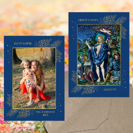 Tarjeta Festiva Foto de la familia católica cristiana religiosa de