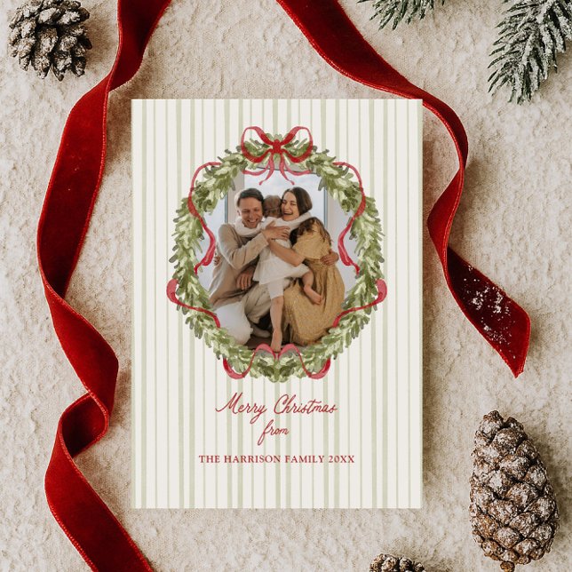 Tarjeta Festiva Foto de la guerra de los Navidades Red Bow (Subido por el creador)