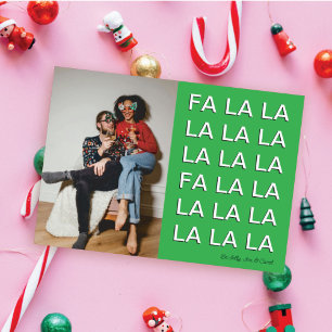 TARJETA FESTIVA FOTO DE LOS NAVIDADES DE LA FA