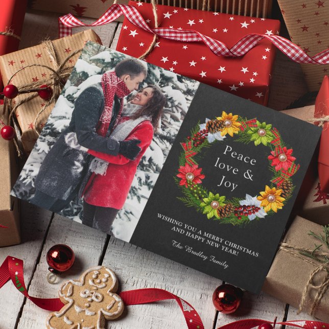 Tarjeta Festiva Foto de los Navidades de la guerra de Poinsettia H (Subido por el creador)