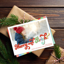 Foto de los Navidades Retro Merry y Bright