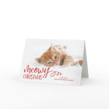 Foto de Mascota de gato de Meowy Navidades