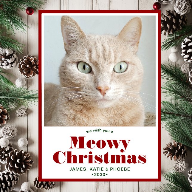 Tarjeta Festiva Foto de Meowy Navidades (Subido por el creador)
