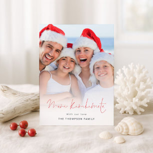 Tarjeta Festiva Foto de Meri Kirihimete por Navidades de Nueva Zel