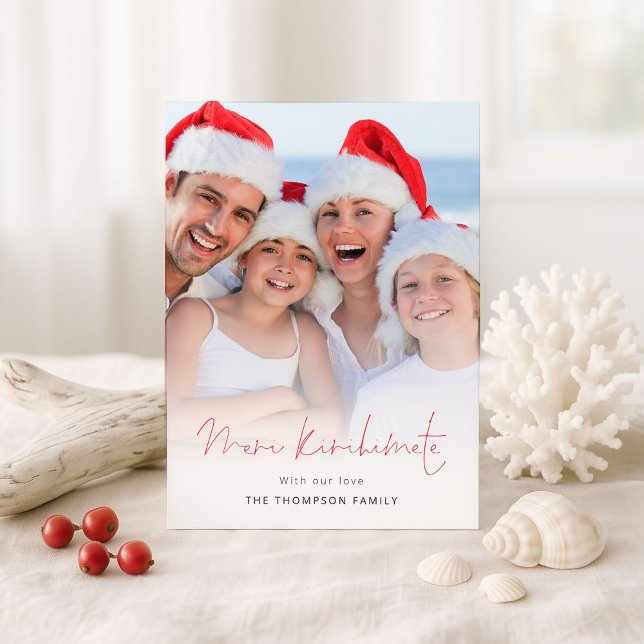 Tarjeta Festiva Foto de Meri Kirihimete por Navidades de Nueva Zel (Subido por el creador)