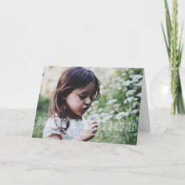 Tarjeta Festiva Foto de Merry Everything Retro Art Deco