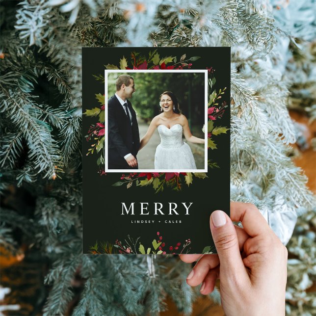 Tarjeta Festiva Foto de Merry Greenery (Subido por el creador)