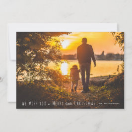 Tarjeta Festiva Foto de Merry little Navidades