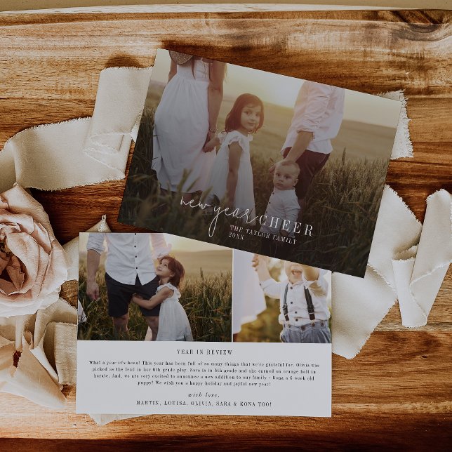 Tarjeta Festiva Foto de Moda moderna Superposición de noticias fam (Subido por el creador)