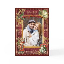 Foto de música vintage personalizada de vacaciones