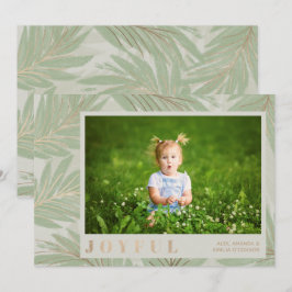 Tarjeta Festiva Foto de Navidades alegres