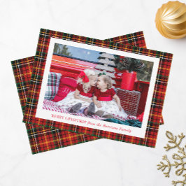 Tarjeta Festiva Foto de navidades colocados