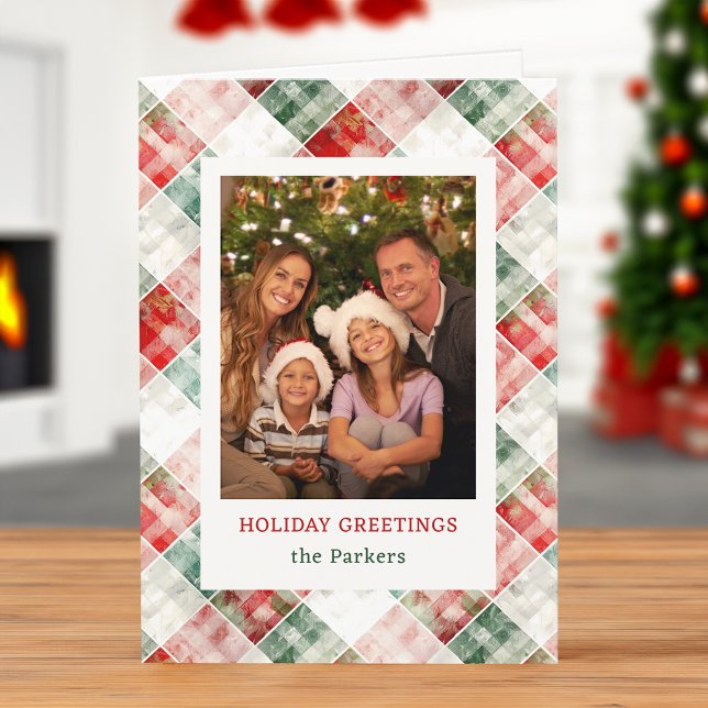 Tarjeta Festiva Foto de Navidades de acuarela rusa (Subido por el creador)