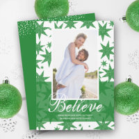 Foto de Navidades de estrellas Purpurinas verdes
