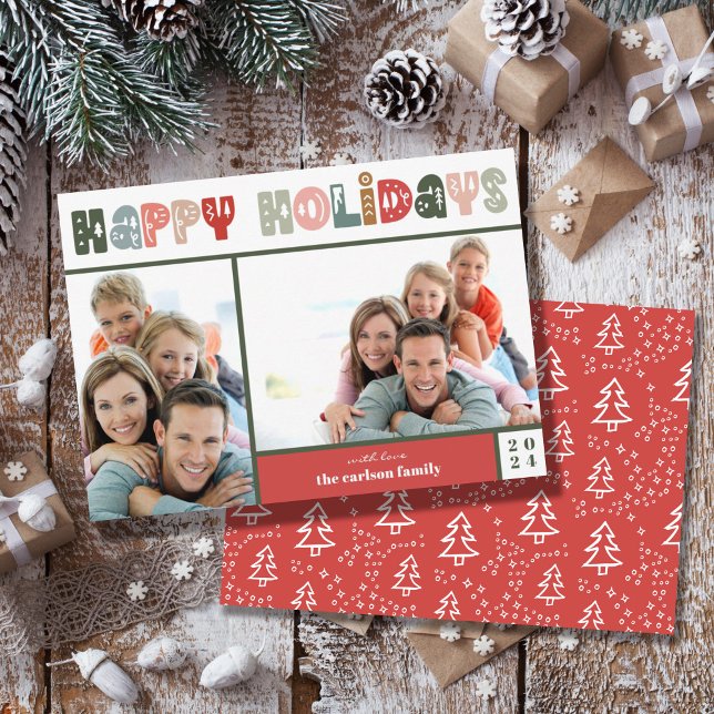 Tarjeta Festiva Foto de Navidades de Felices Fiestas (Subido por el creador)