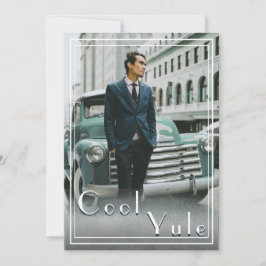 Tarjeta Festiva Foto de Navidades de Guay Yule, Personalizado mode