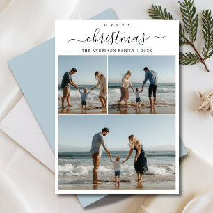Tarjeta Festiva Foto de Navidades de playas marítimas guiados por 