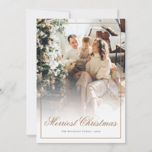 Tarjeta Festiva Foto de Navidades más valientes de la escritura de
