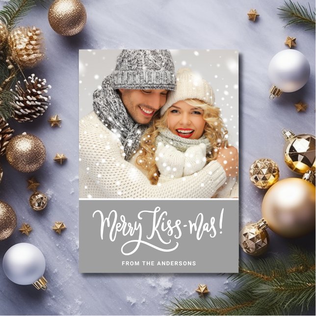 Tarjeta Festiva Foto de Navidades modernos de Besos de Feliz-Navid (Subido por el creador)