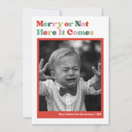 Tarjeta Festiva Foto de Navidades morales o no blancos