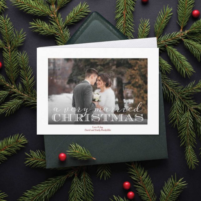 Tarjeta Festiva Foto de Navidades muy casados (Subido por el creador)