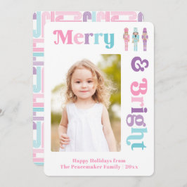 Tarjeta Festiva Foto De Navidades Nucracker De Merry Y Bright Past