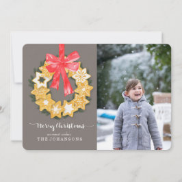 Tarjeta Festiva Foto de Navidades Pepparkakor