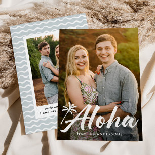 Tarjeta Festiva Foto de Palma Aloha 2