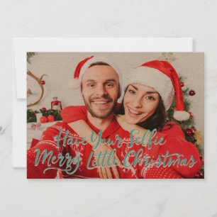 Tarjeta Festiva Foto de pareja   Gracioso saludo de feriado