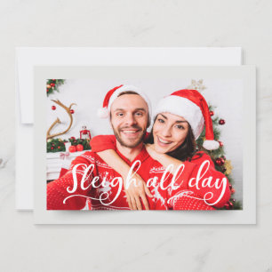 Tarjeta Festiva Foto de pareja   Gracioso saludo de feriado